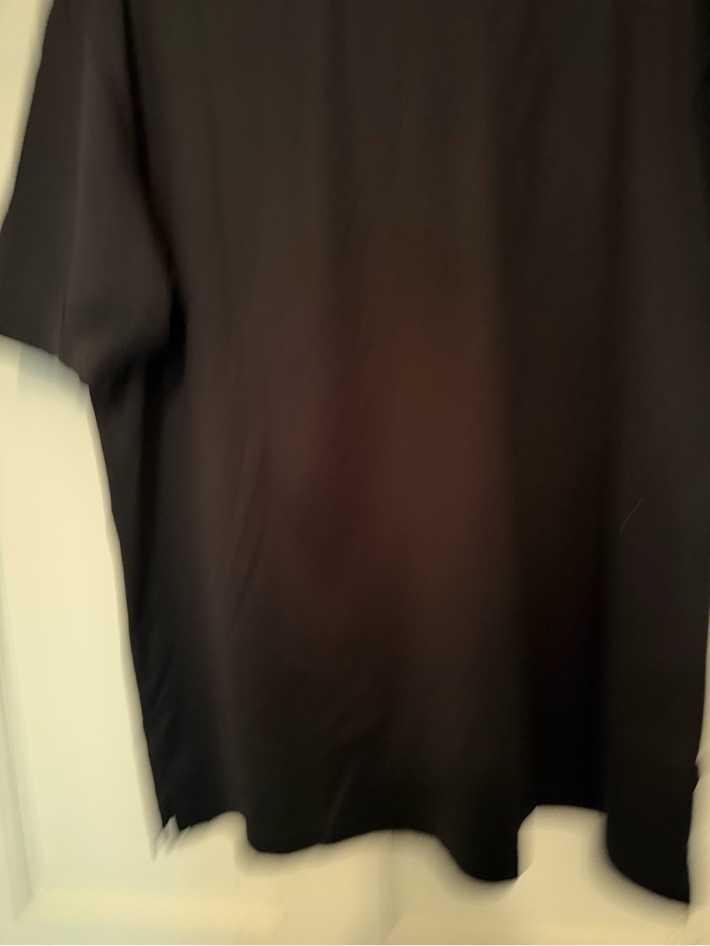 Augusta National Men’s Black Golf Polo with Green & Yellow Crest - Picture 3 of 4